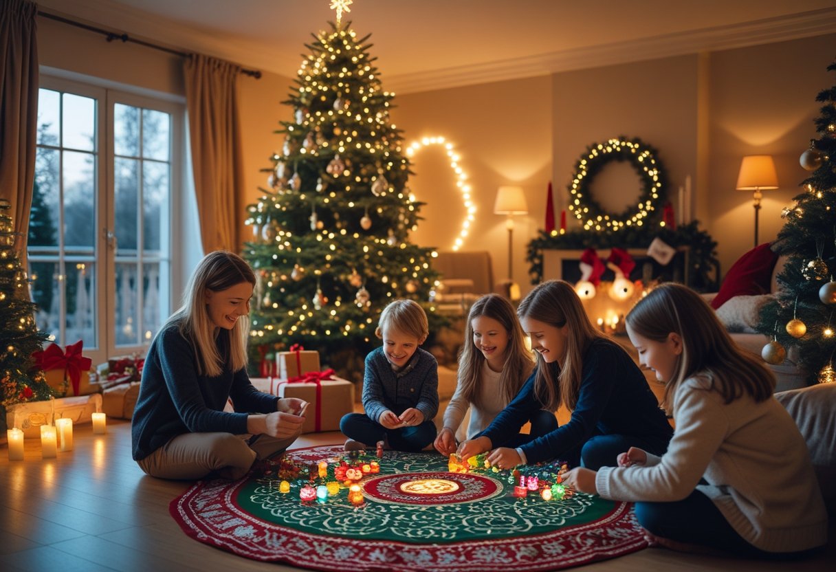 Sådan skaber du den perfekte julestemning med kreative lege og smukke juletræstæpper